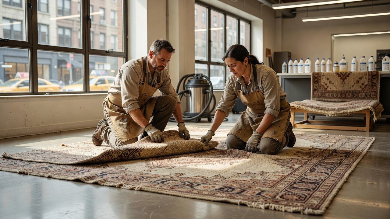 Skilled Team Backs Cleaning for Fine Rugs in the Upper East Side
